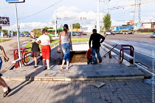 Последствия ливня 24 июля в Минске
