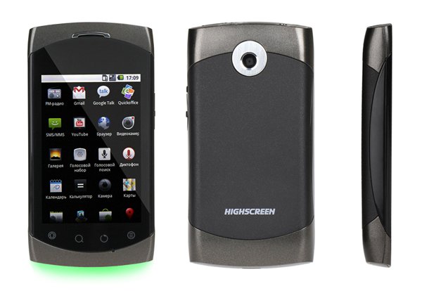 Один из самых доступный смартфон на базе Android 2.2: Highscreen Cosmo