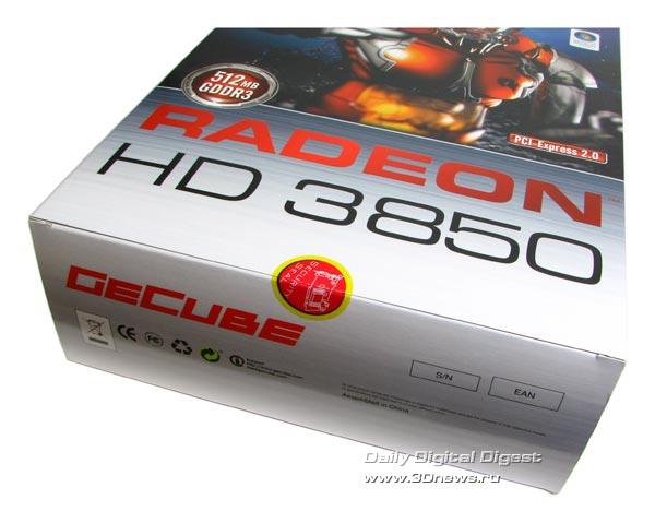 GeCube HD3850: всё дело в наряде