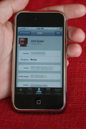 Обзор мобильного телефона Apple iPhone.