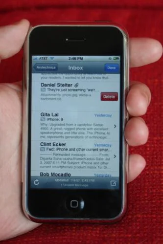 Обзор мобильного телефона Apple iPhone.