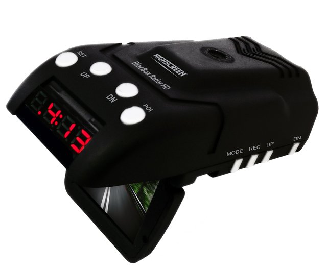 Регистратор-гибрид с GPS-приемником и антирадаром: Highscreen Black Box Radar-HD