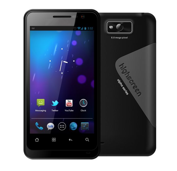 Смартфоны Higshcreen Alpha: два слот для SIM-карт, IPS-экраны и Android 4.1